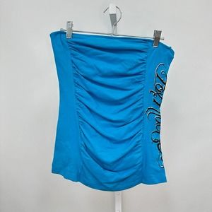 Y2K Fox Racing Scrunch Tube Top